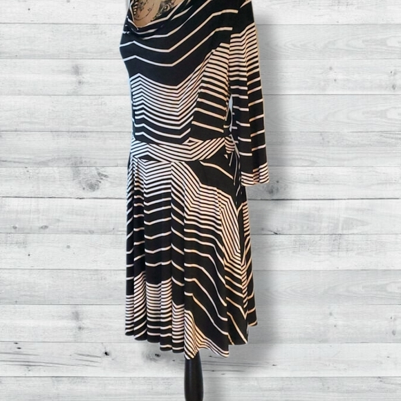 Reborn Dresses & Skirts - BUNDLE ONLY! Reborn Stripped Dress Business Casual Flirty Above Knee Stretch